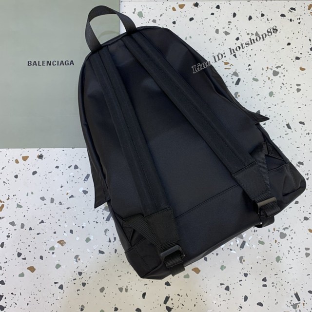 Balenciaga專櫃爆款男女同款黑色布包雙肩包 巴黎世家雙肩背包大書包 fyj1616